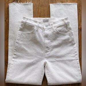 MOTHER The Hustler Ankle Fray Jeans